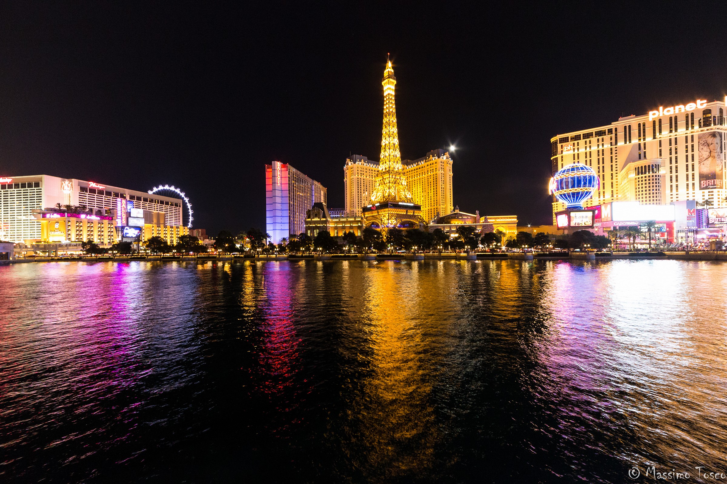 Las Vegas by night...