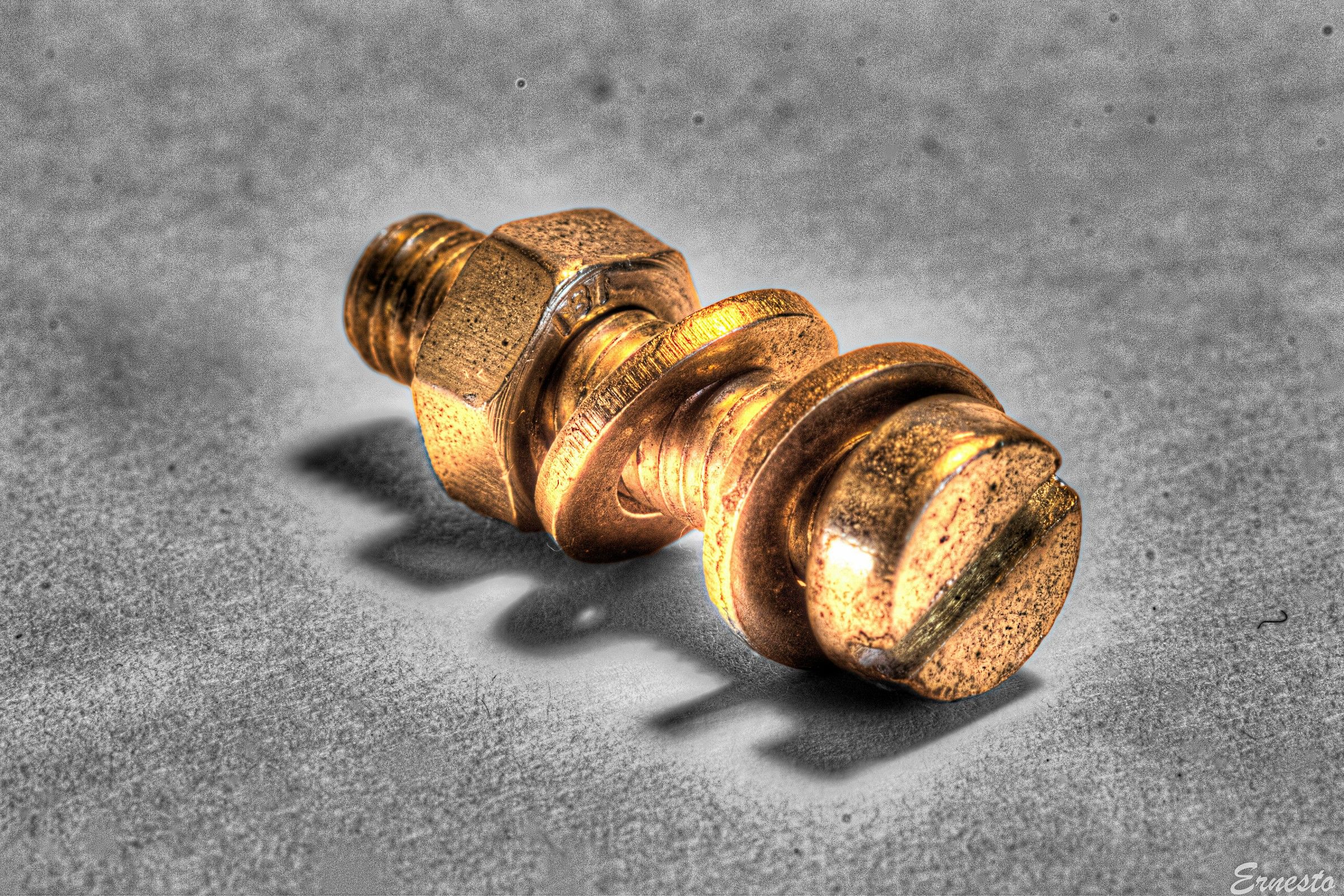 Golden screw...