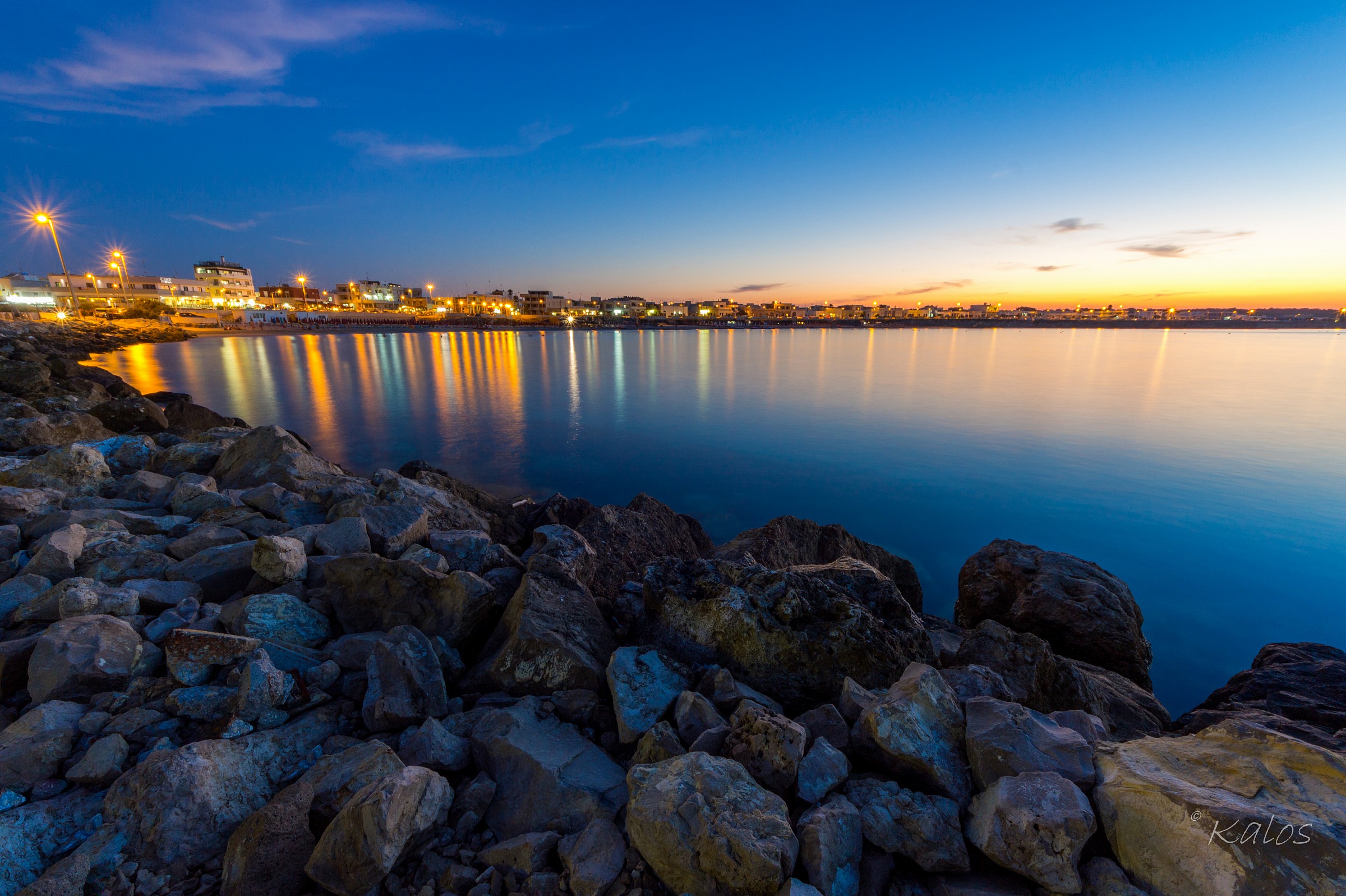 Sunset in San Foca...