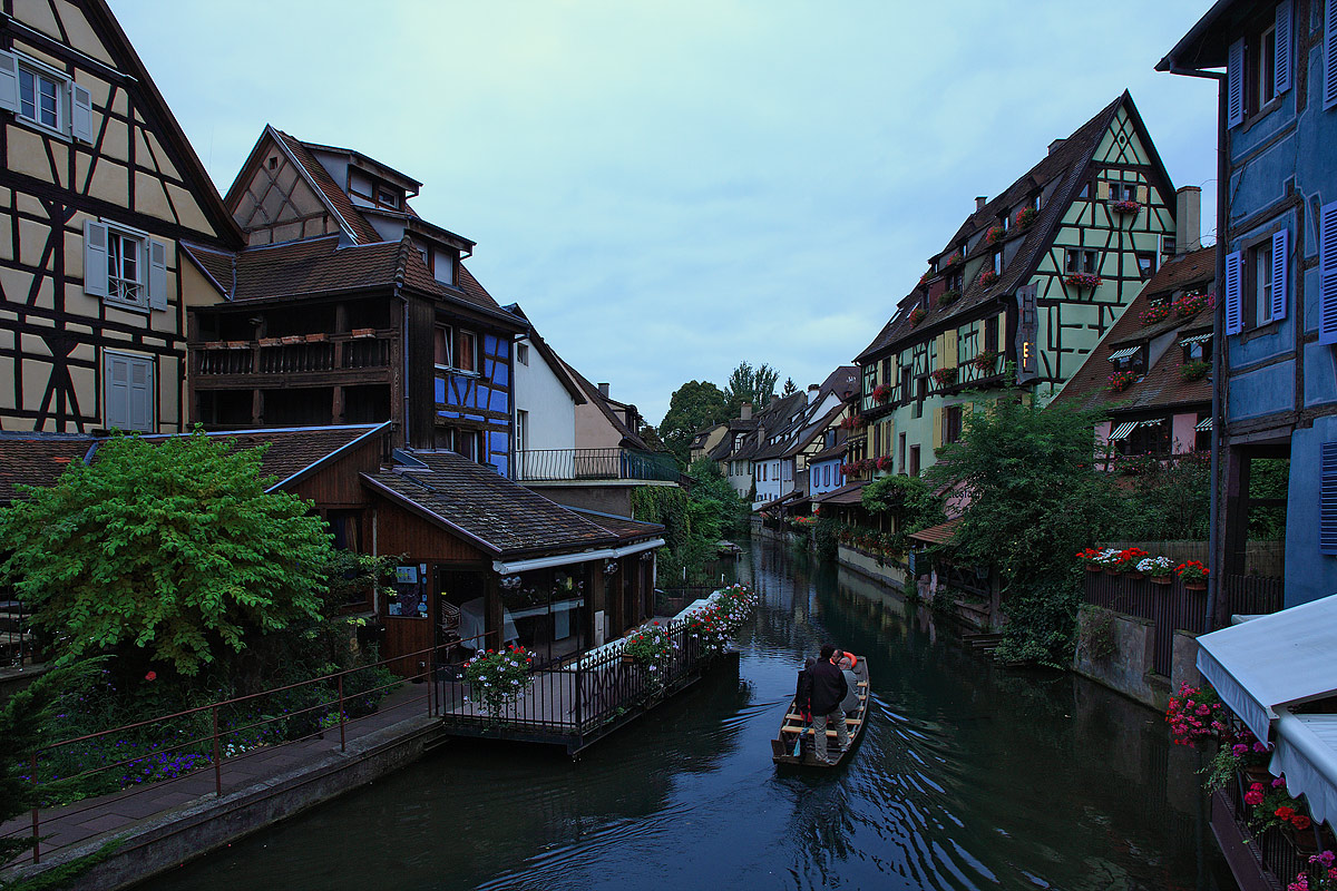 Dusk in Colmar...