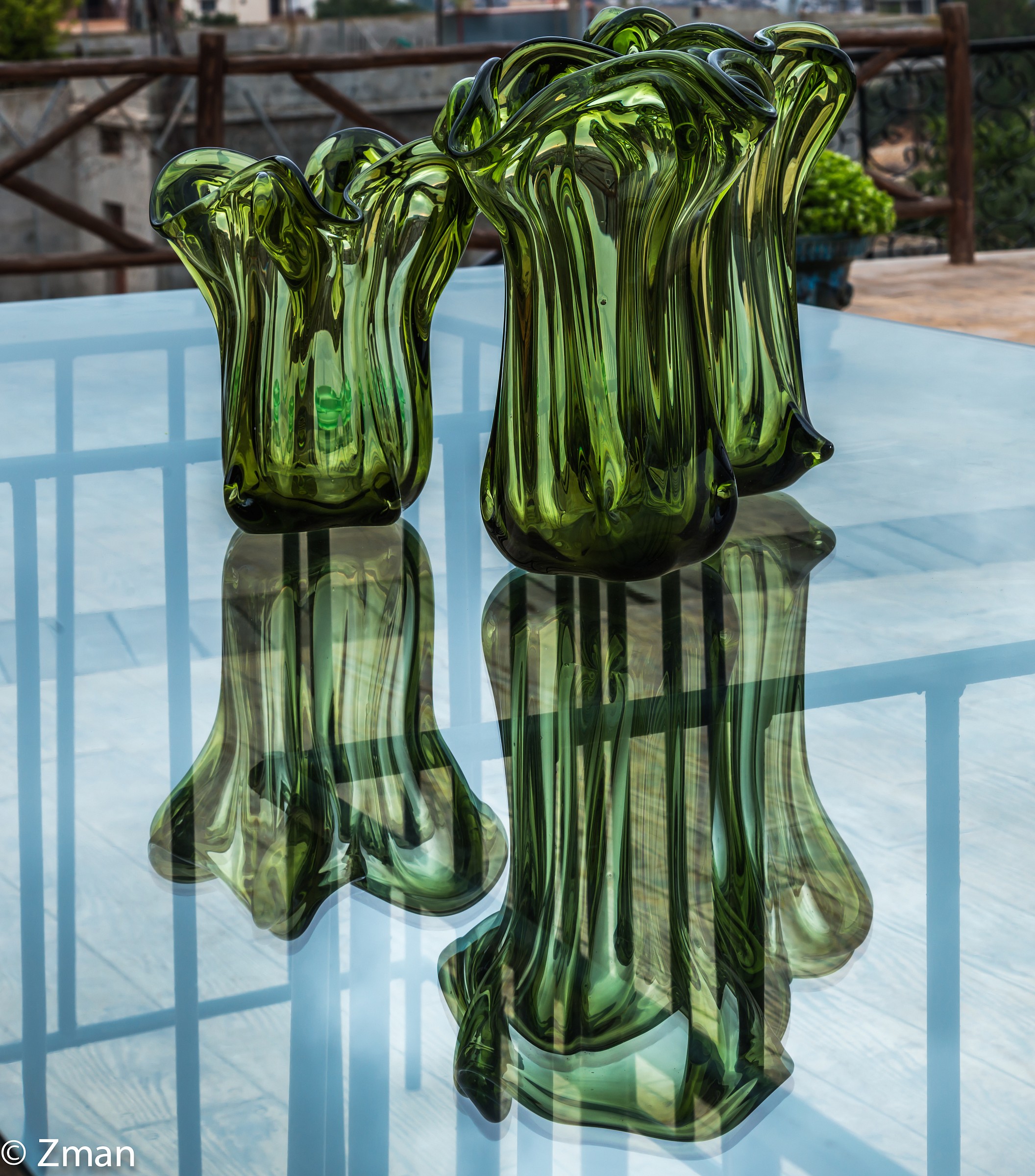 The Green Vases...