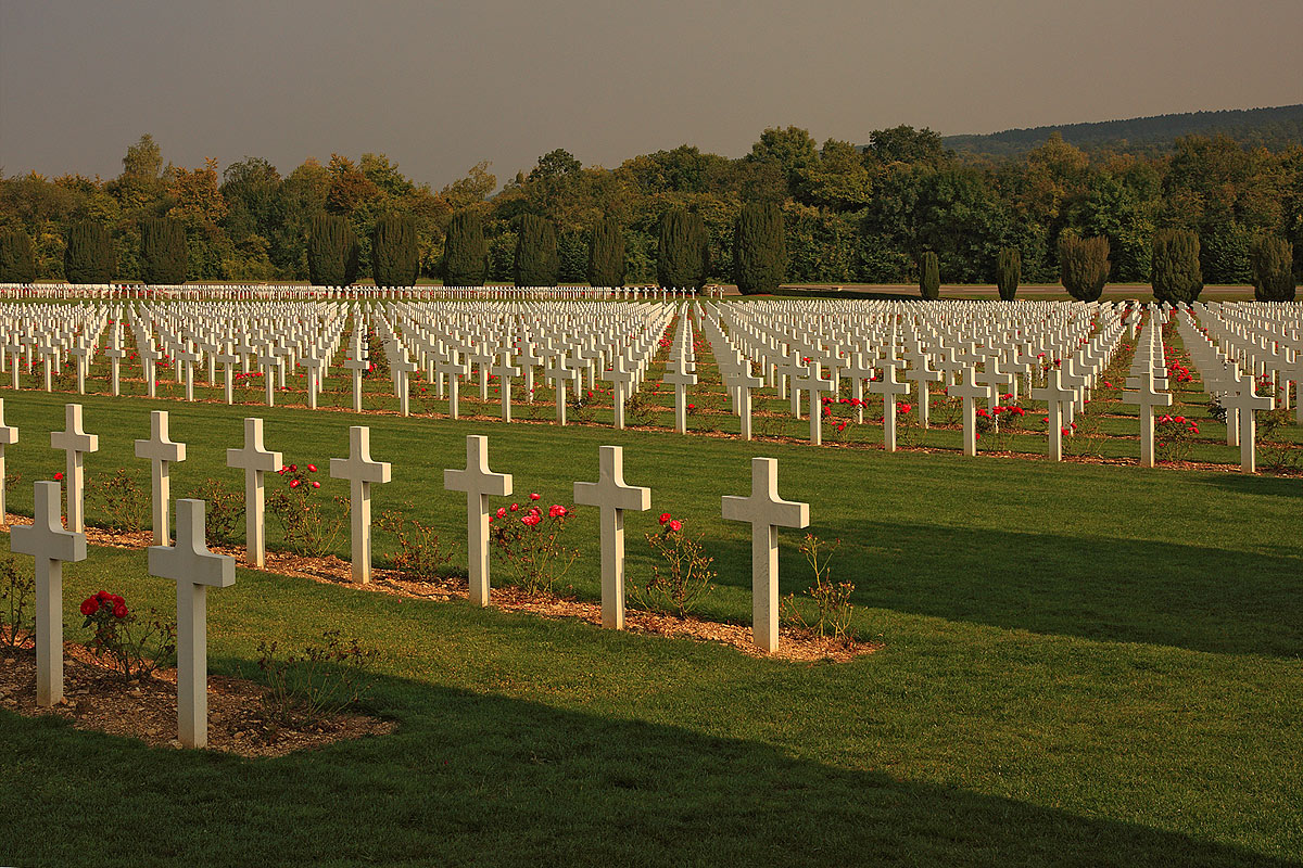 Il cimitero del memoriale di Verdun...