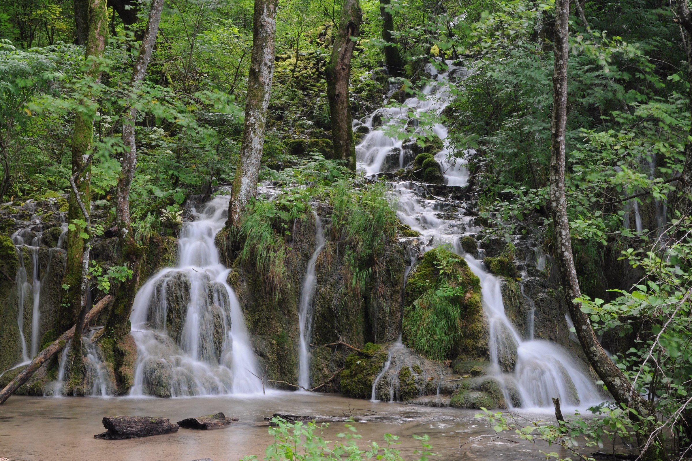 Waterfalls in Plitvice...