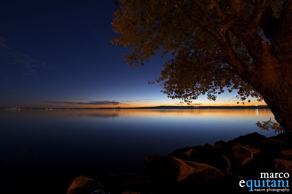 Sunset on Lake Bolsena...