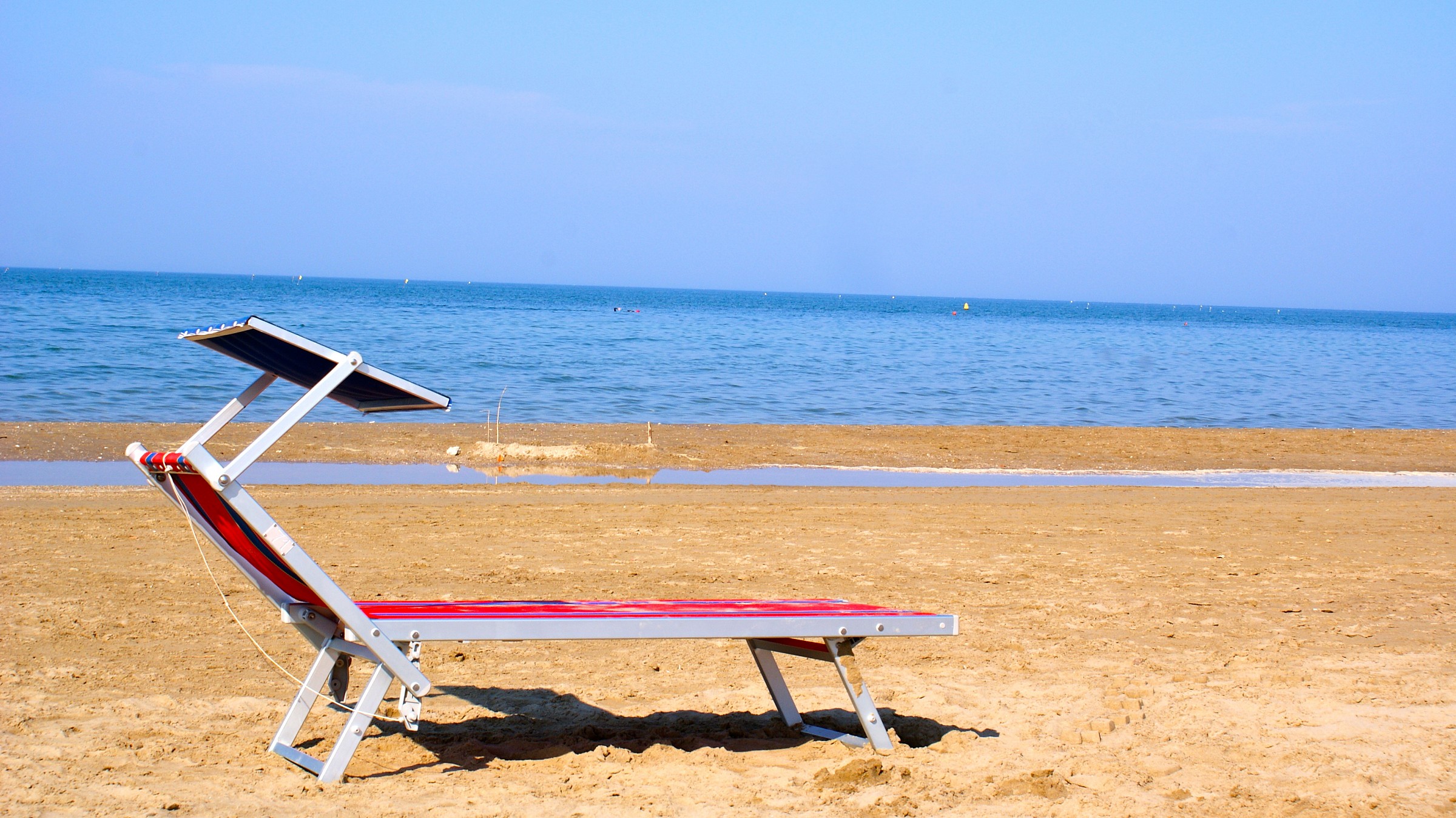 End of the season on the beach in Riccione...