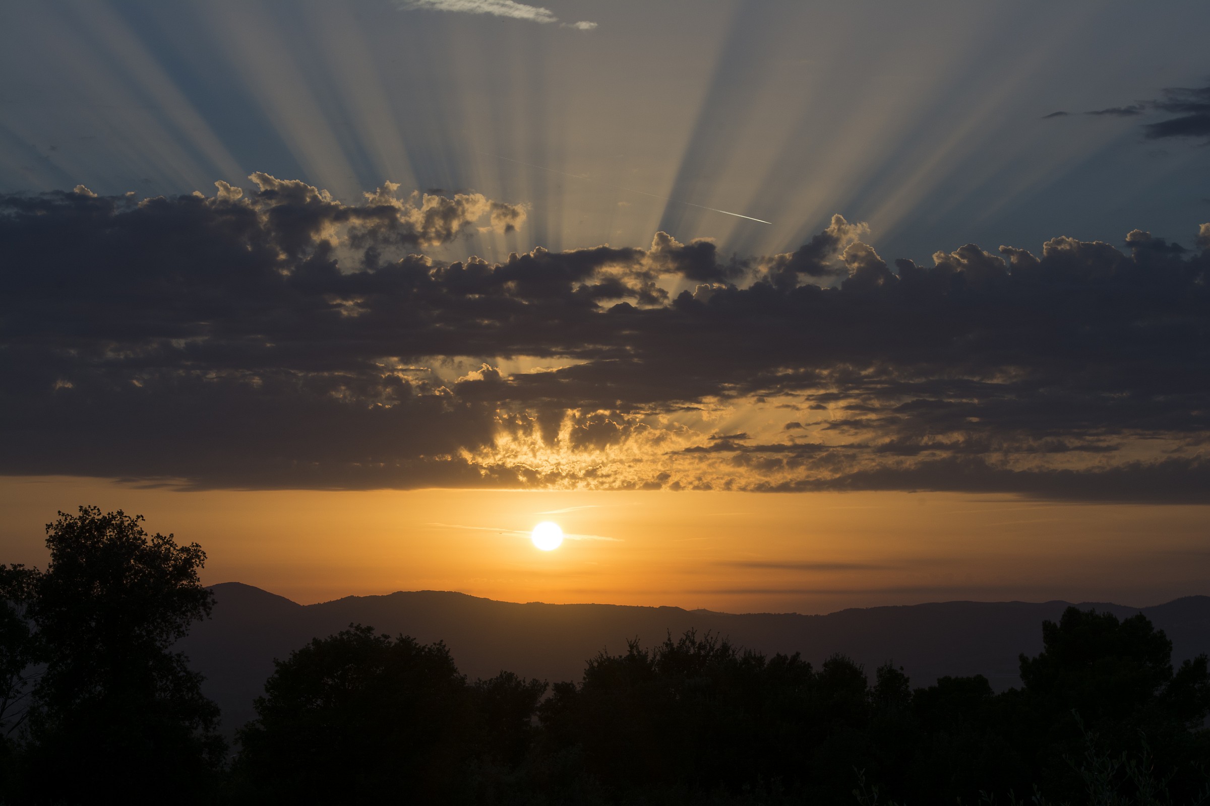 tramonto toscano - pomaia...