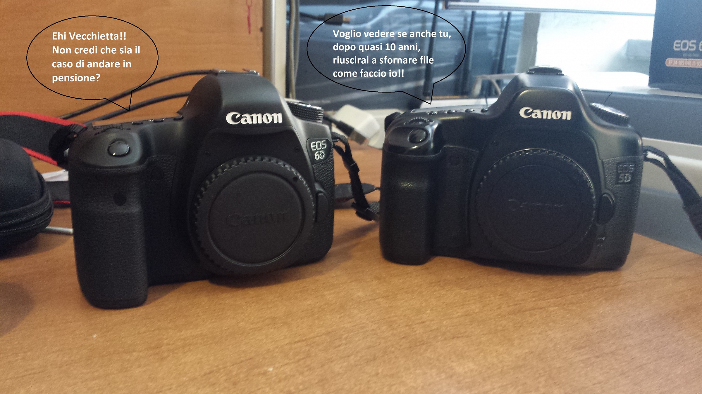 6D vs 5D old (Giovane contro vecchietta!)...