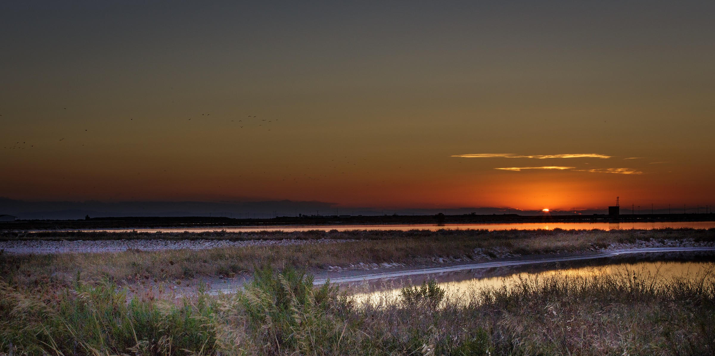 Margherita di Savoia - Sunset on Saline 2...