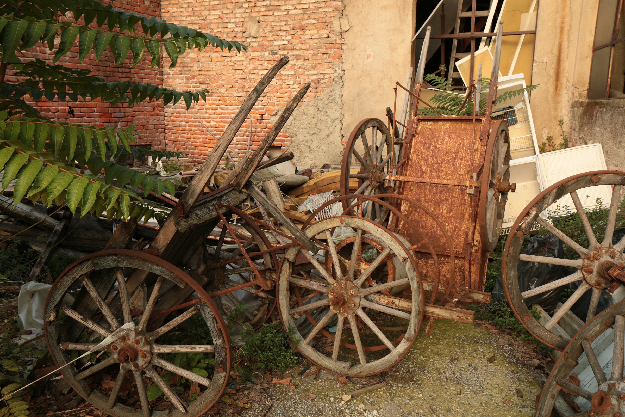 wagons, carts and wheelbarrows...