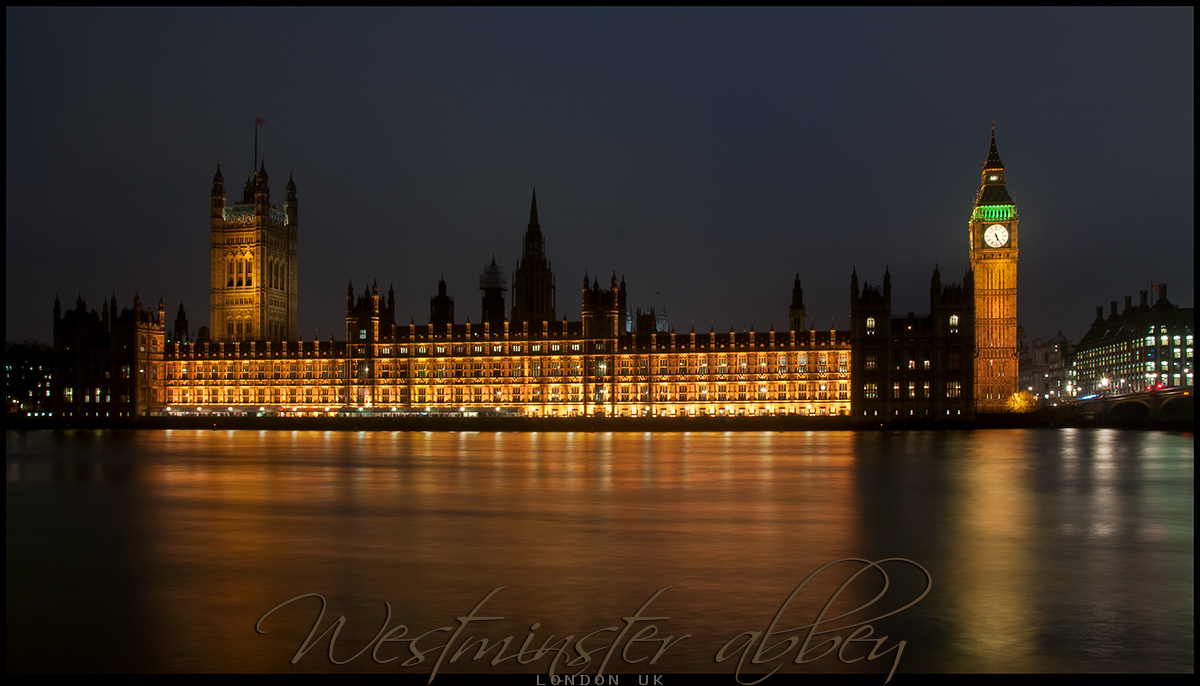 Westminster Abbey and Big Ben...
