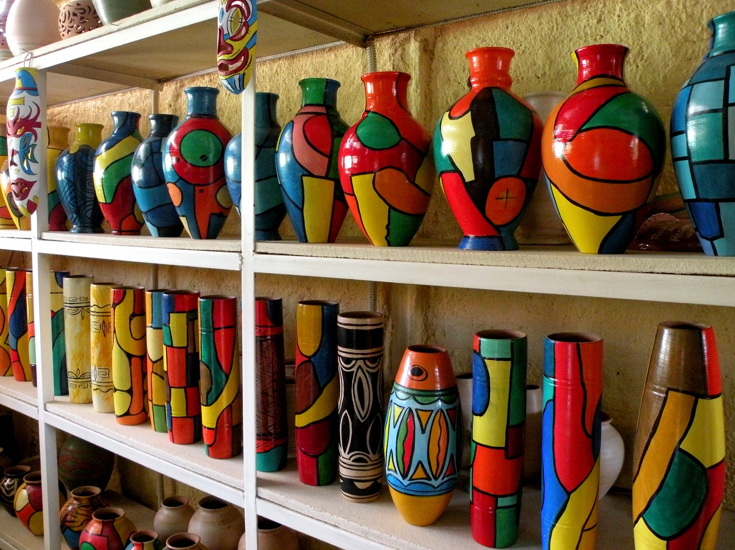Vases in color...