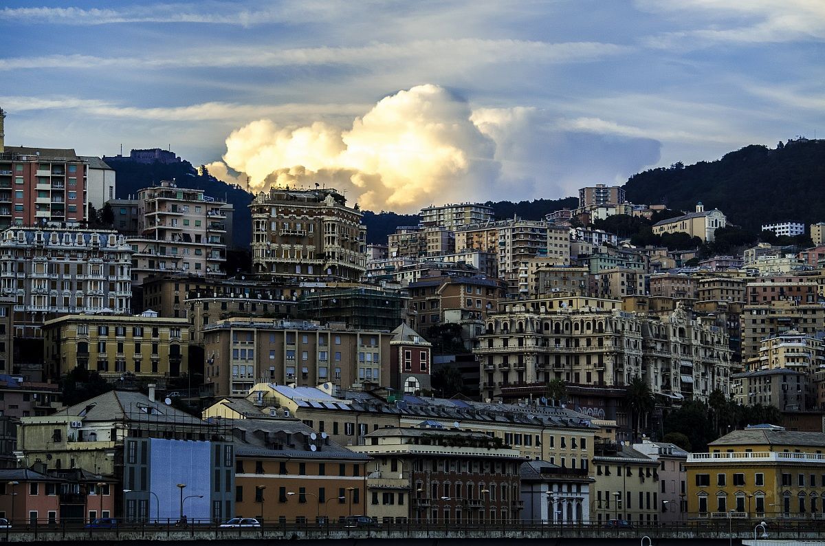 Genoa from the ferry...
