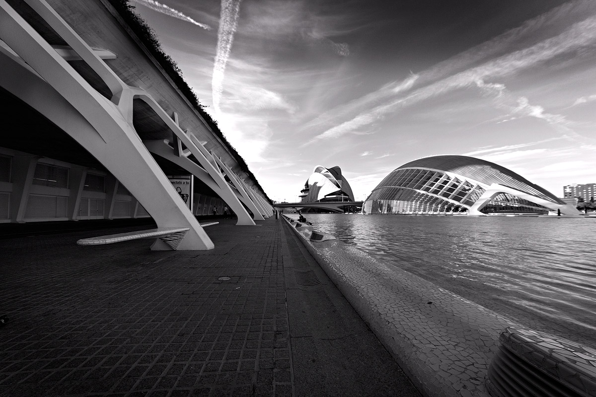 City of Arts and Sciences B & W 2...