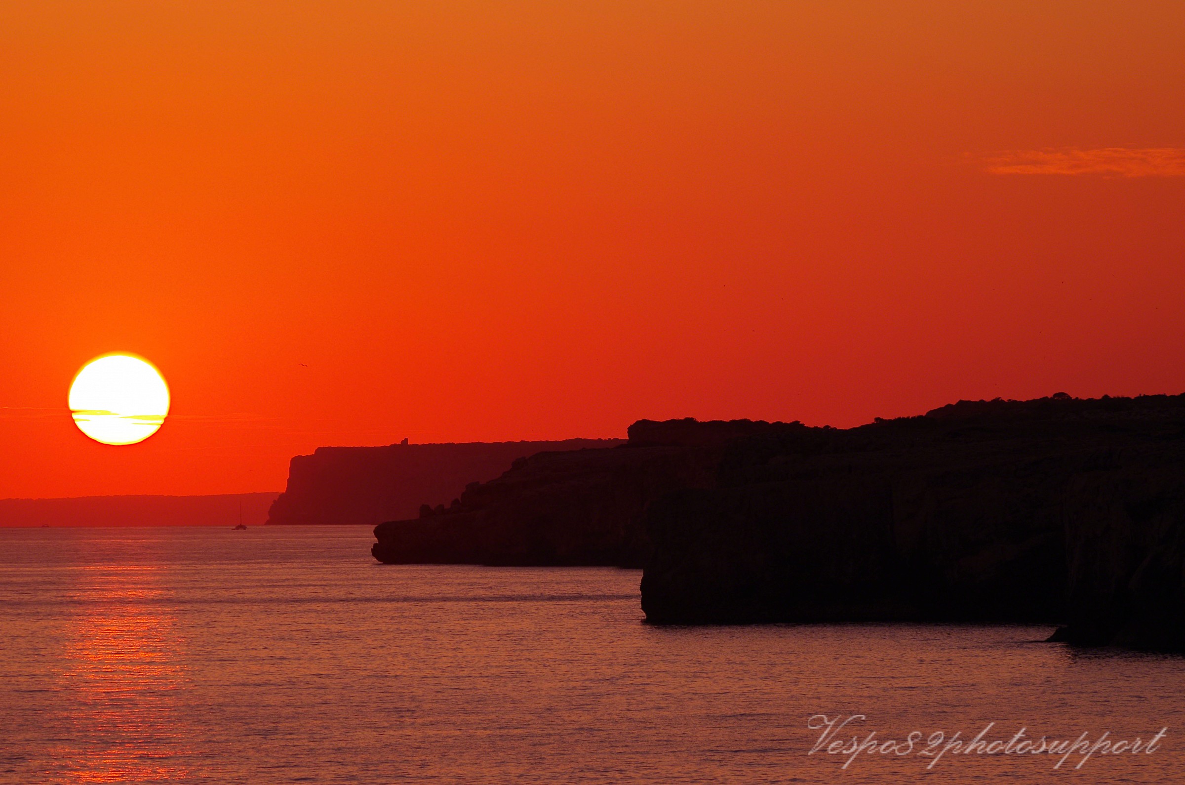 sunset...