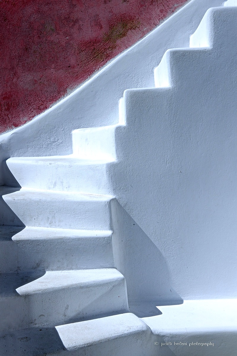 the white stairs...