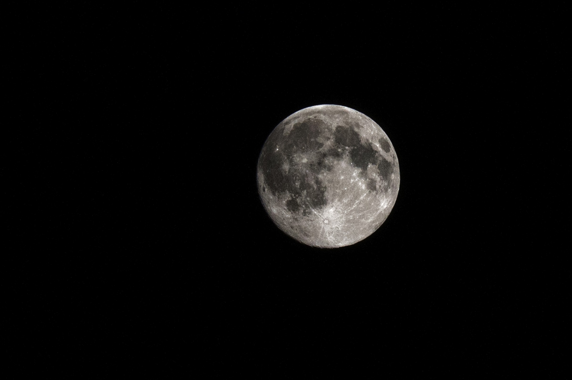 full moon...