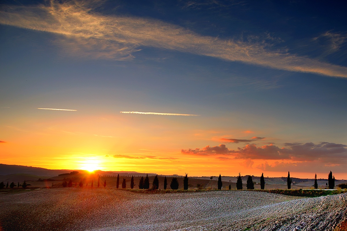 Tramonto in Val D'Orcia 3...
