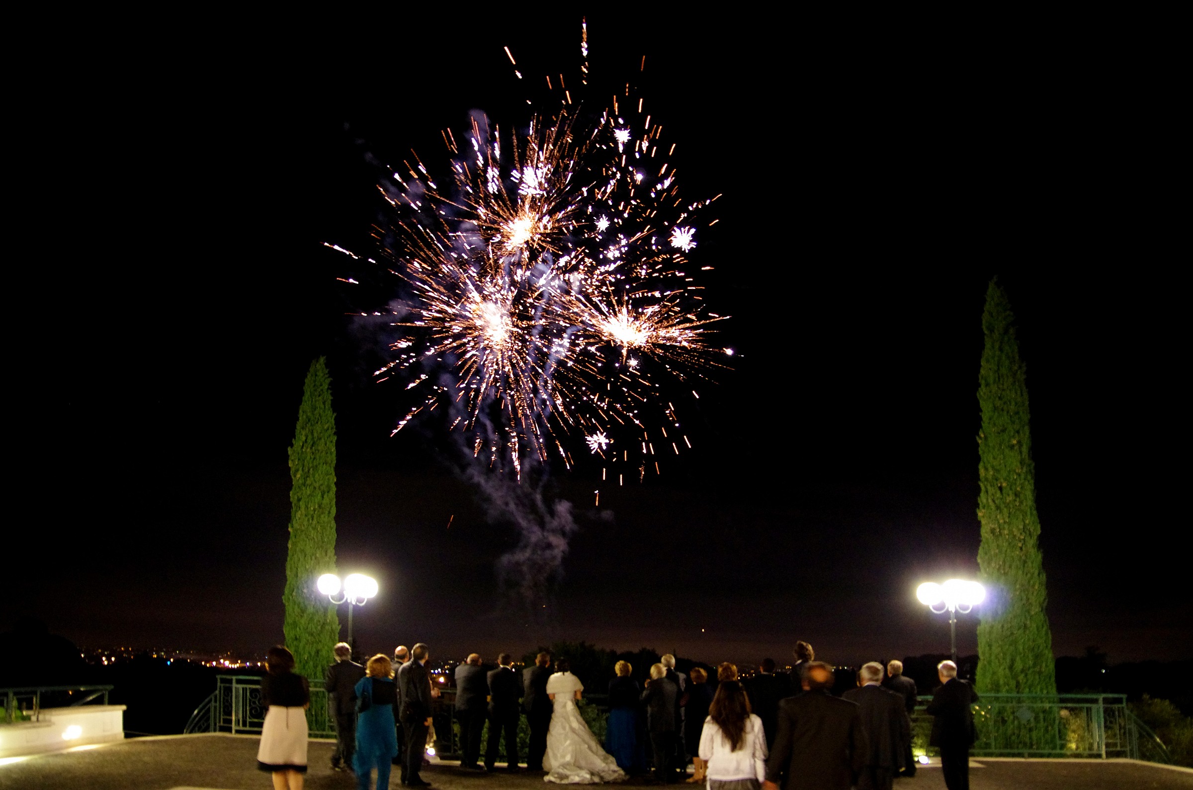 fuochi d'artificio per il matrimonio Chiara e Michele 1...