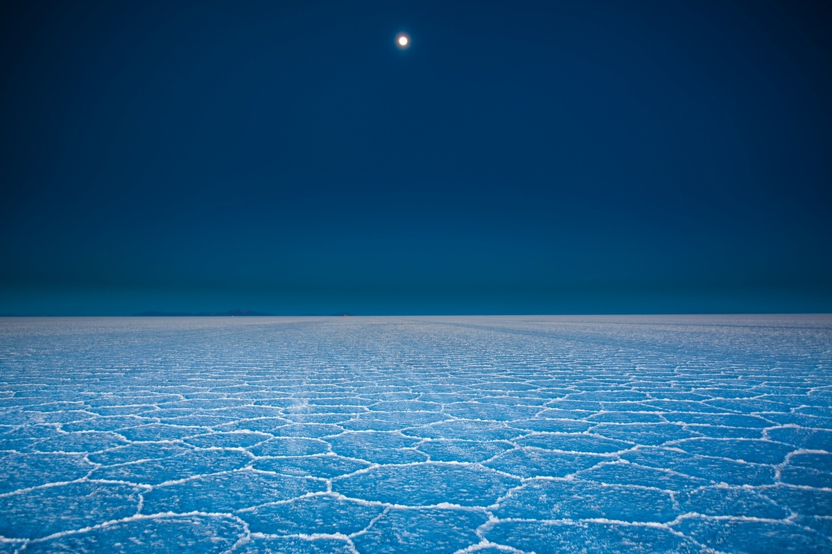 notte nel deserto di sale...