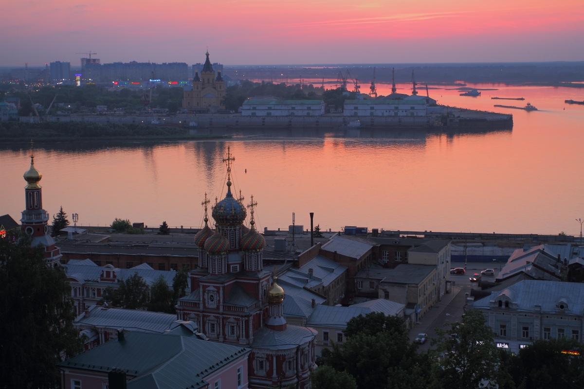 Sunset on the Volga...