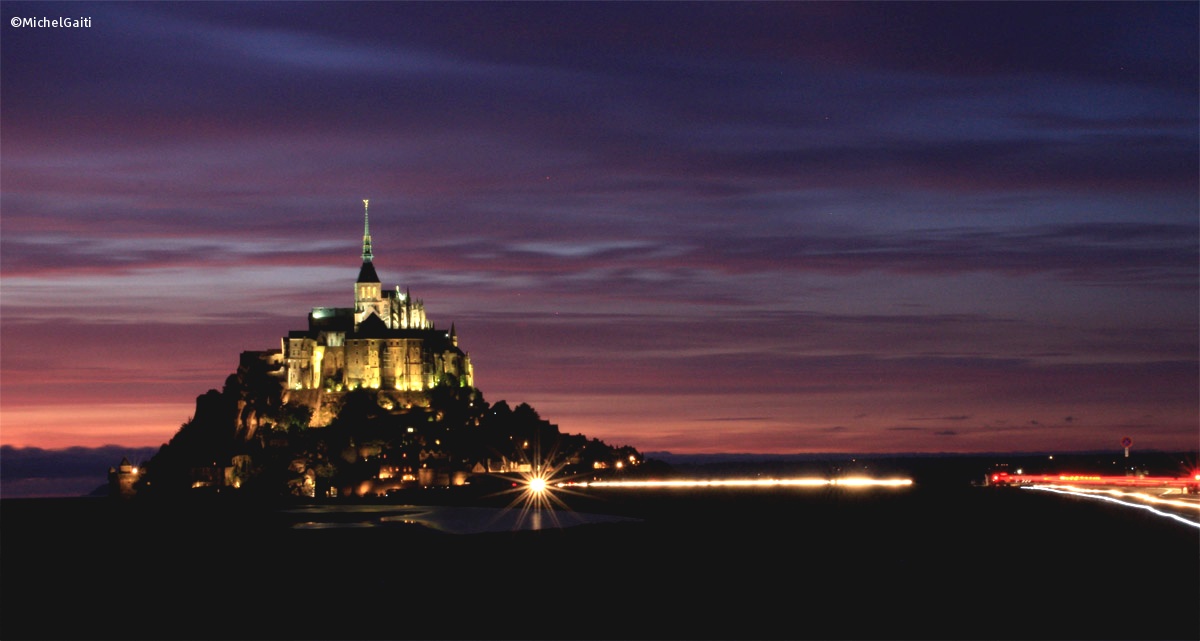 Le Mont Saint Michel, Normandia...