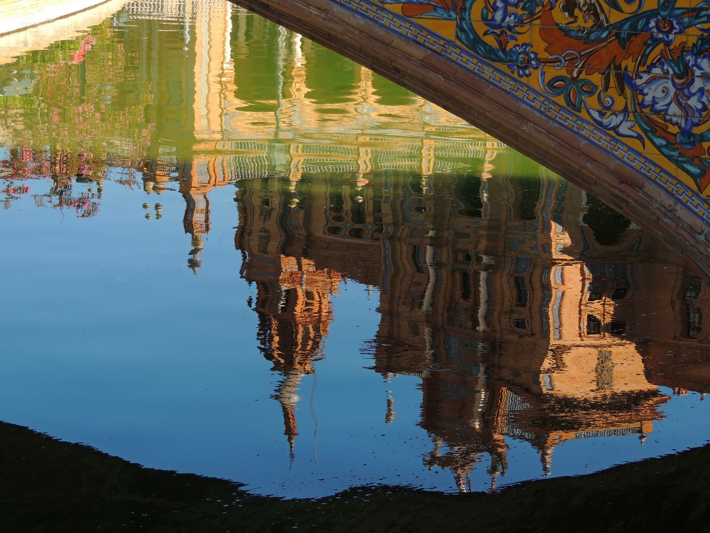 Seville: reflections on the Plaza de Spain 1...