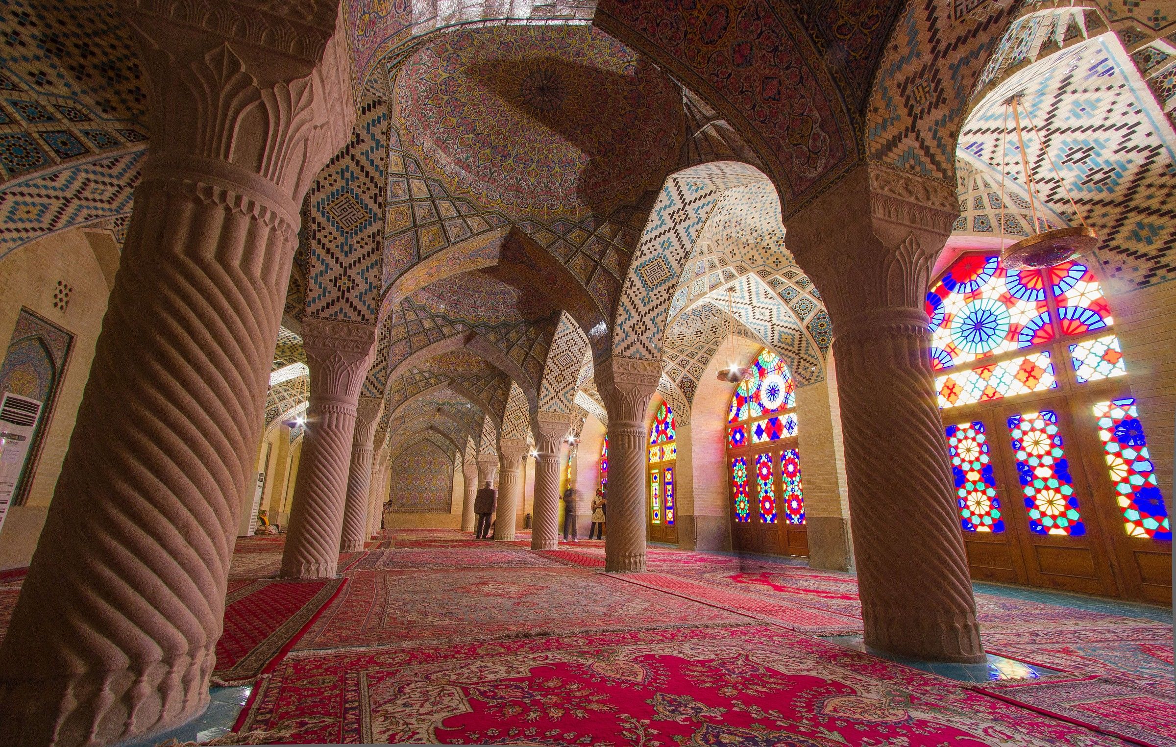 interior of a mosque...