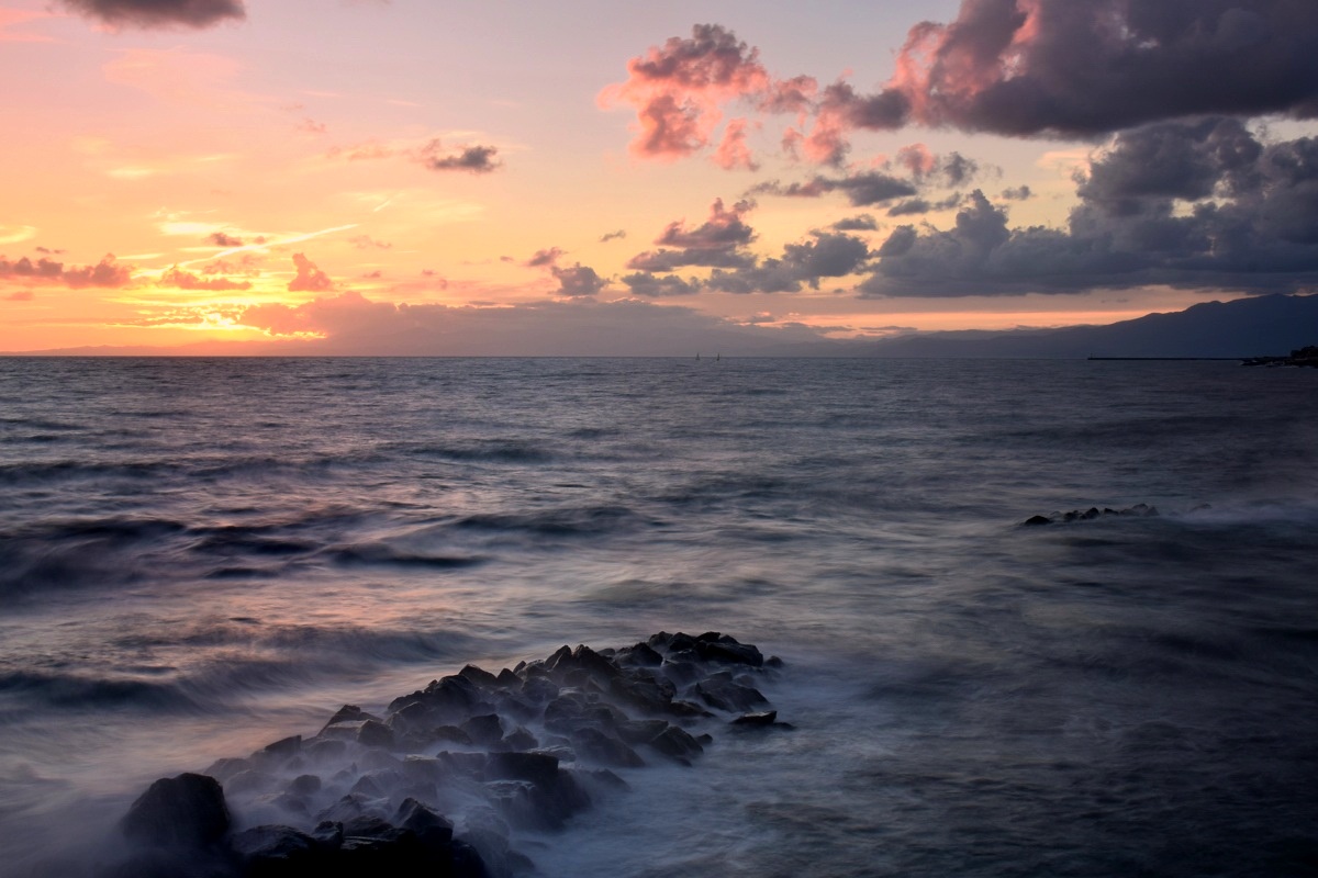sunset...