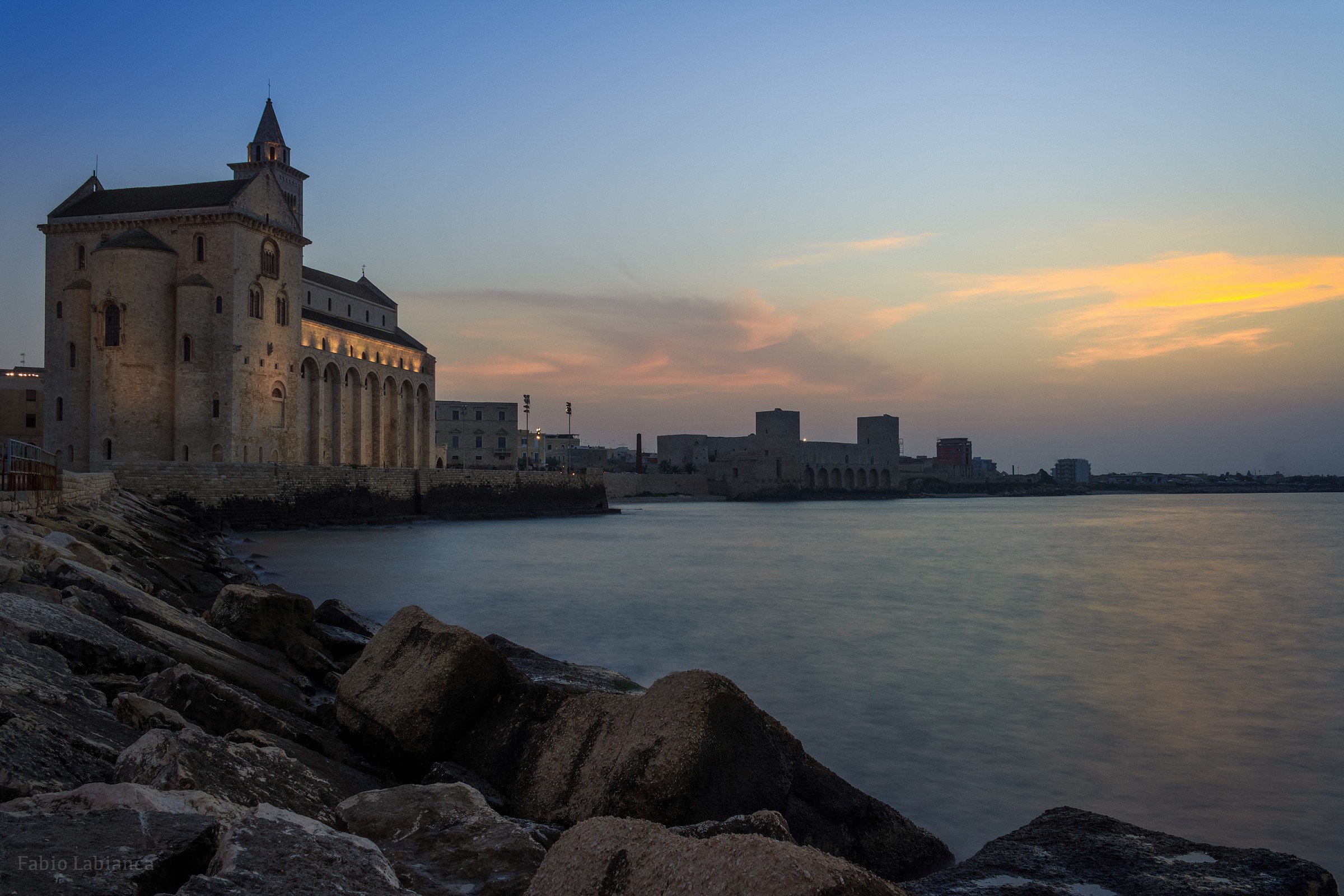 Cathedral and castle of Trani...