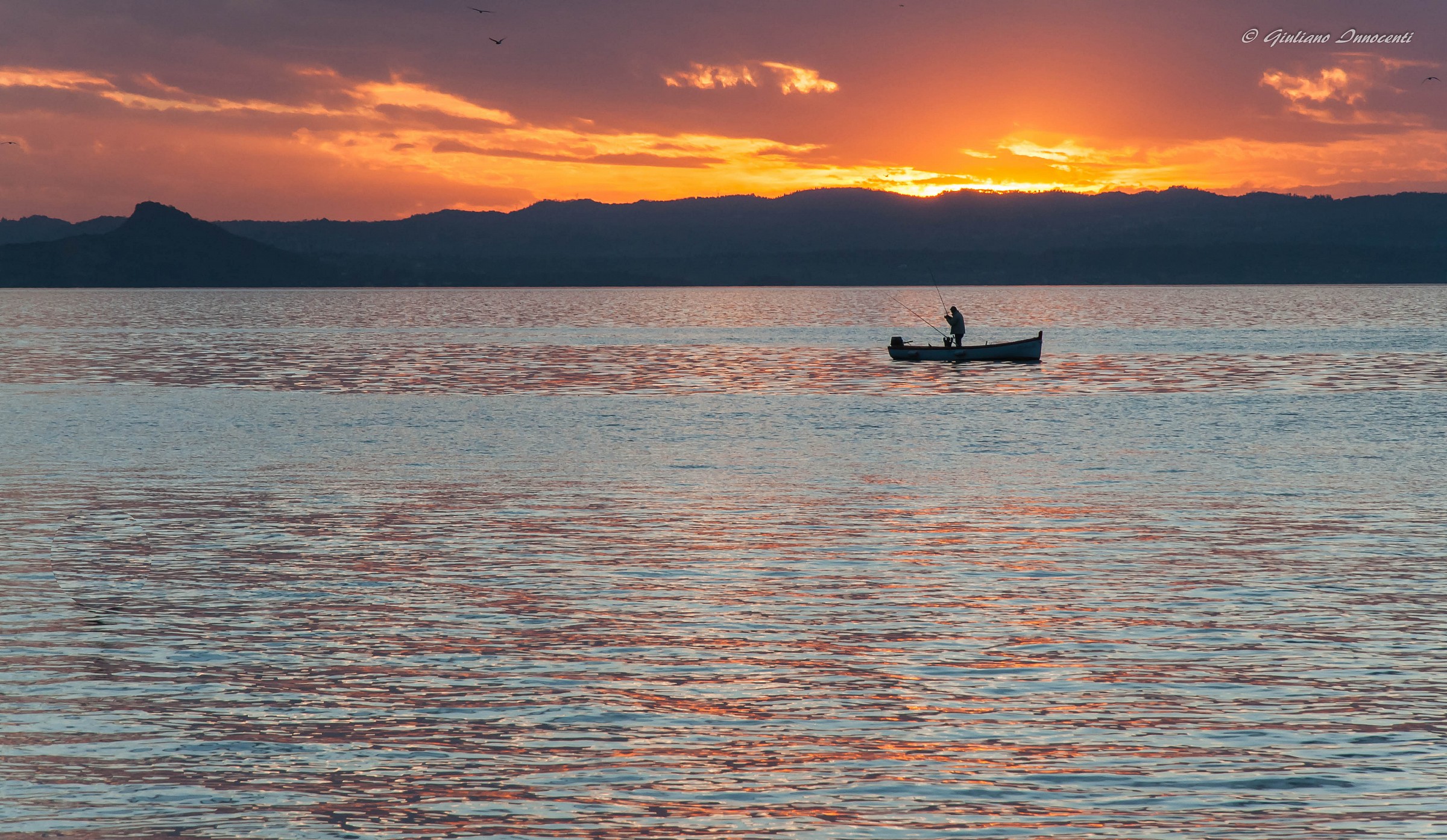 pescatore al tramonto...