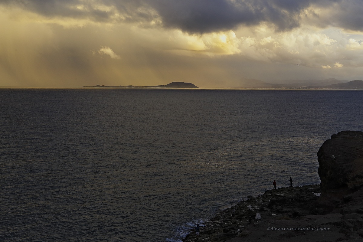 Storm on the Isla de Lobos Islands...