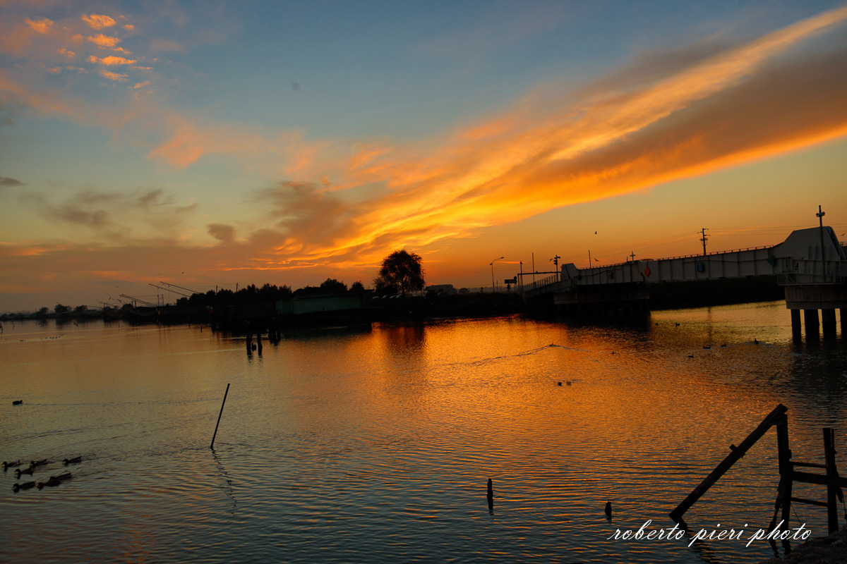 Comacchio sunset HDR...