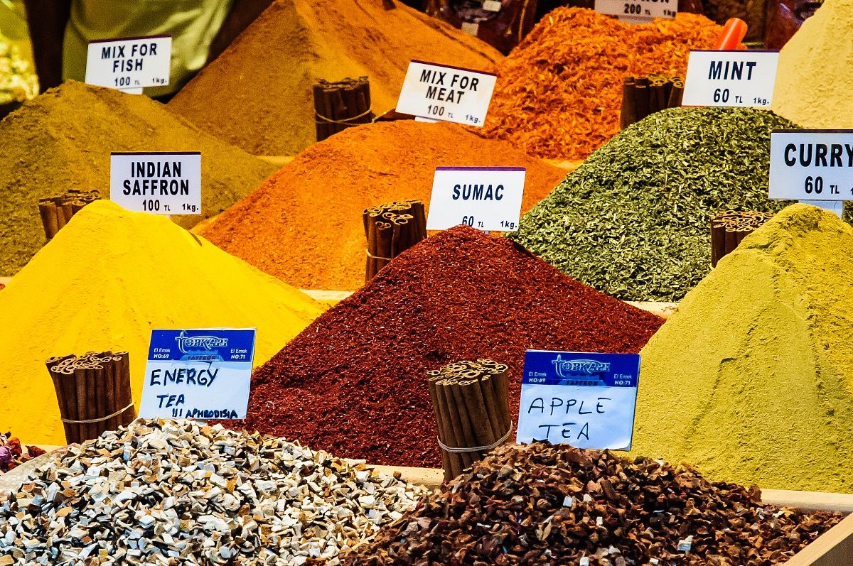 Spices .... colors and scents...