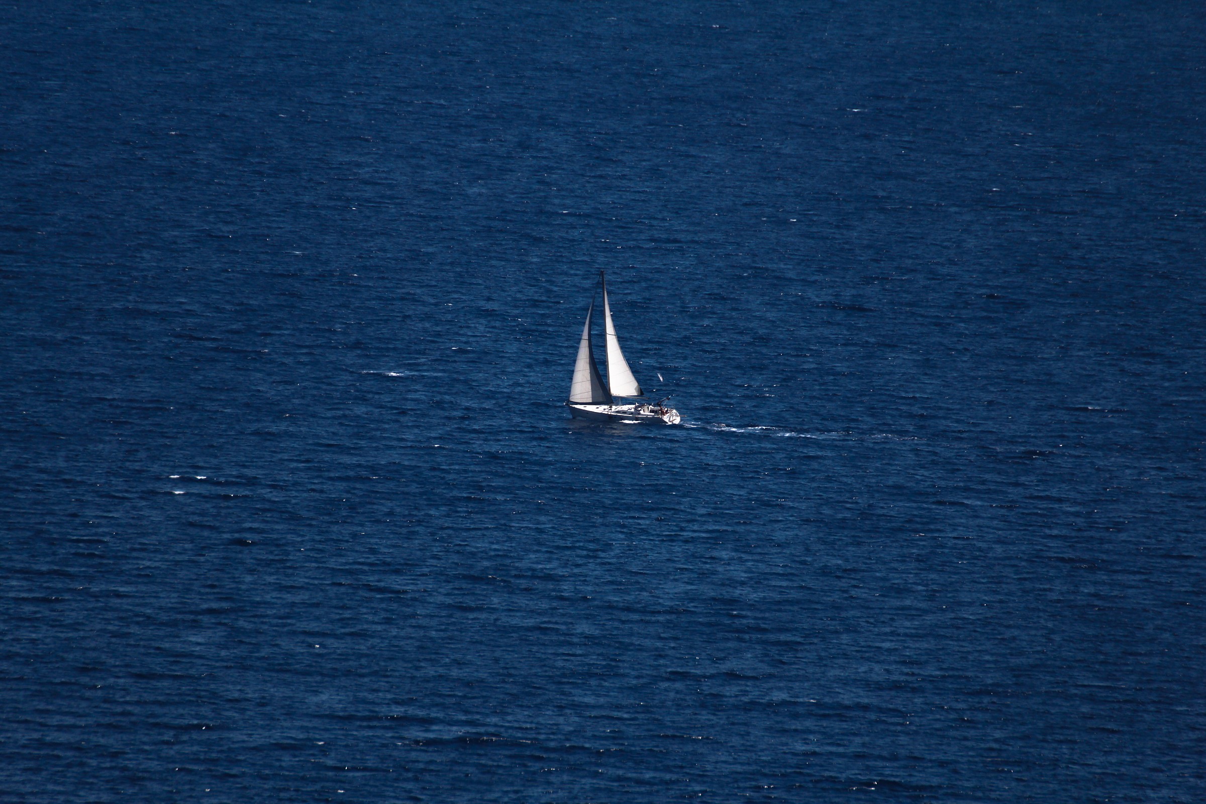 nel blu...