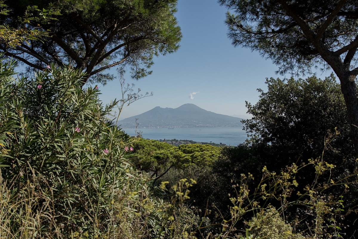 A view of Vesuvius from Posillipo...
