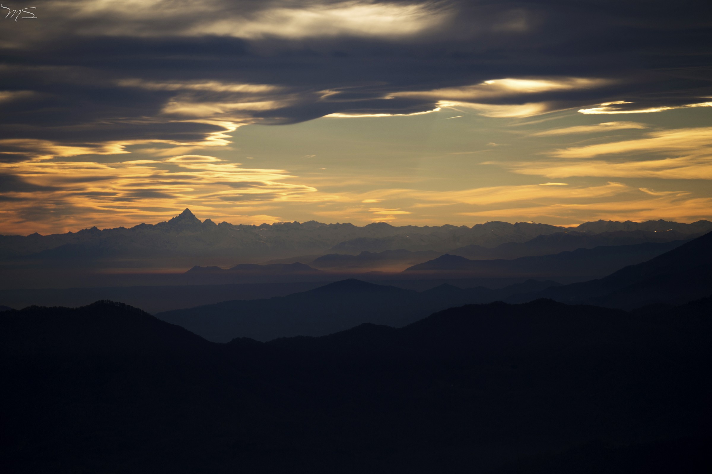 View from Mottarone...