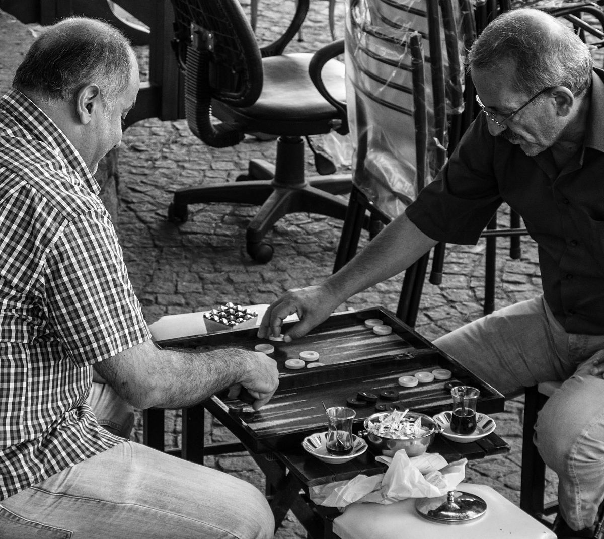 partitella a backgammon...