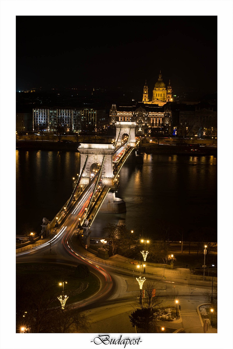 Viste dall'alto del Ponte Széchenyi(Budapest)...