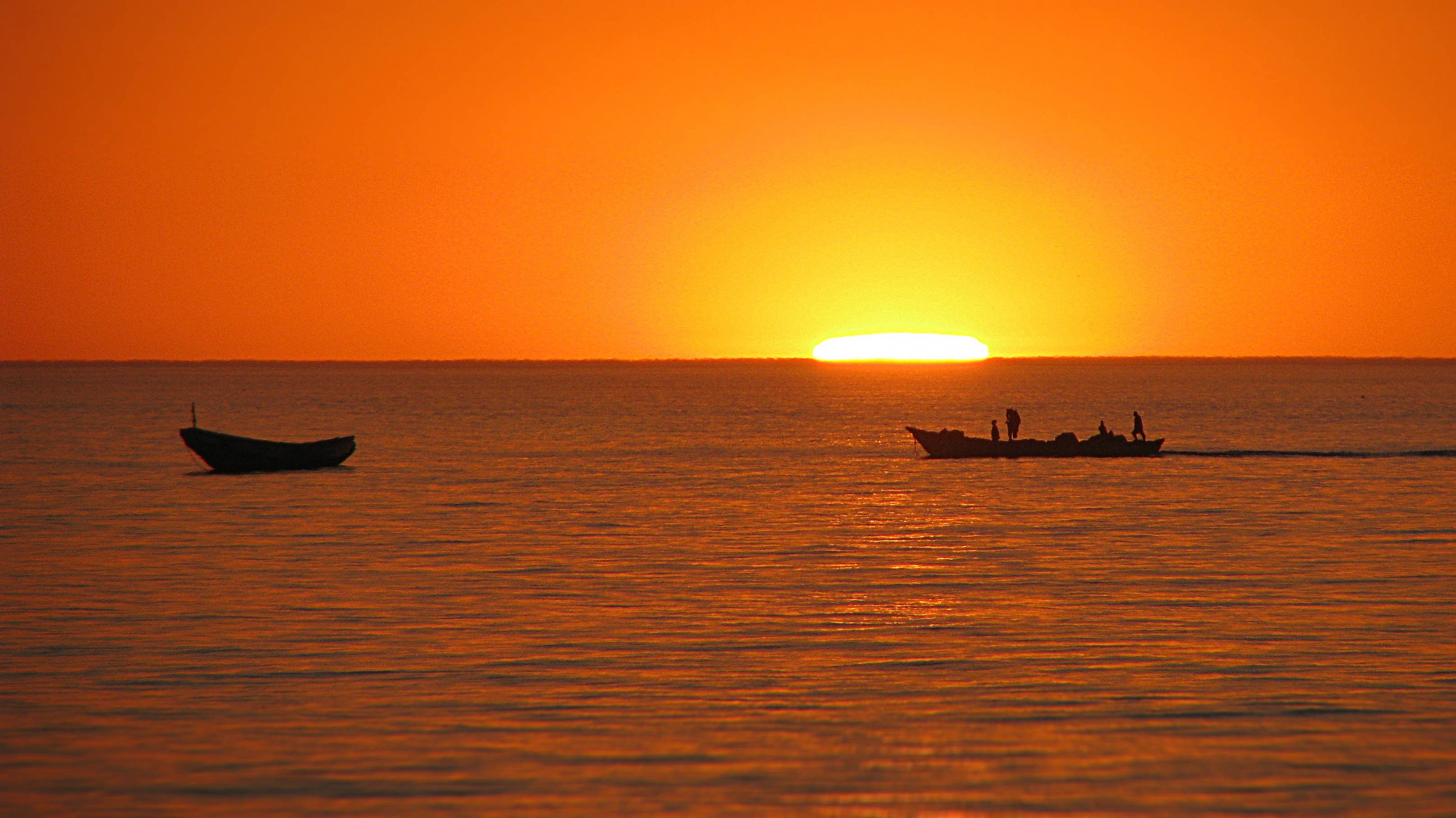 African sunset, Senegal...