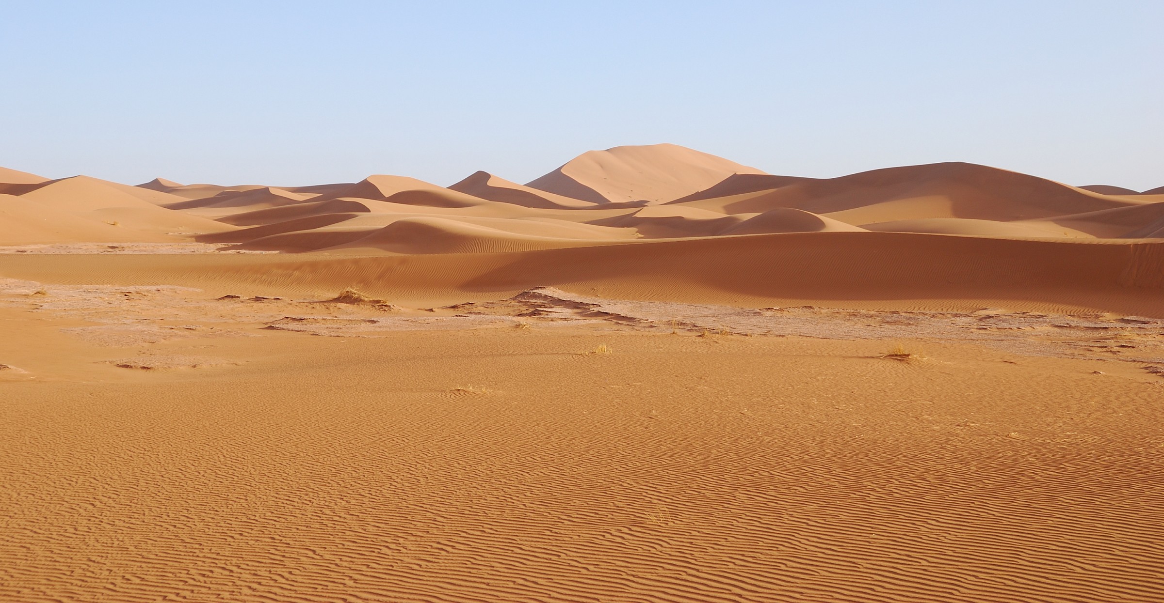the Moroccan Sahara, the dune Chigaga...