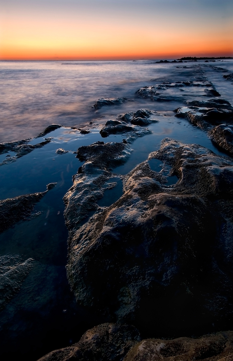 Sunrise on the rocks...