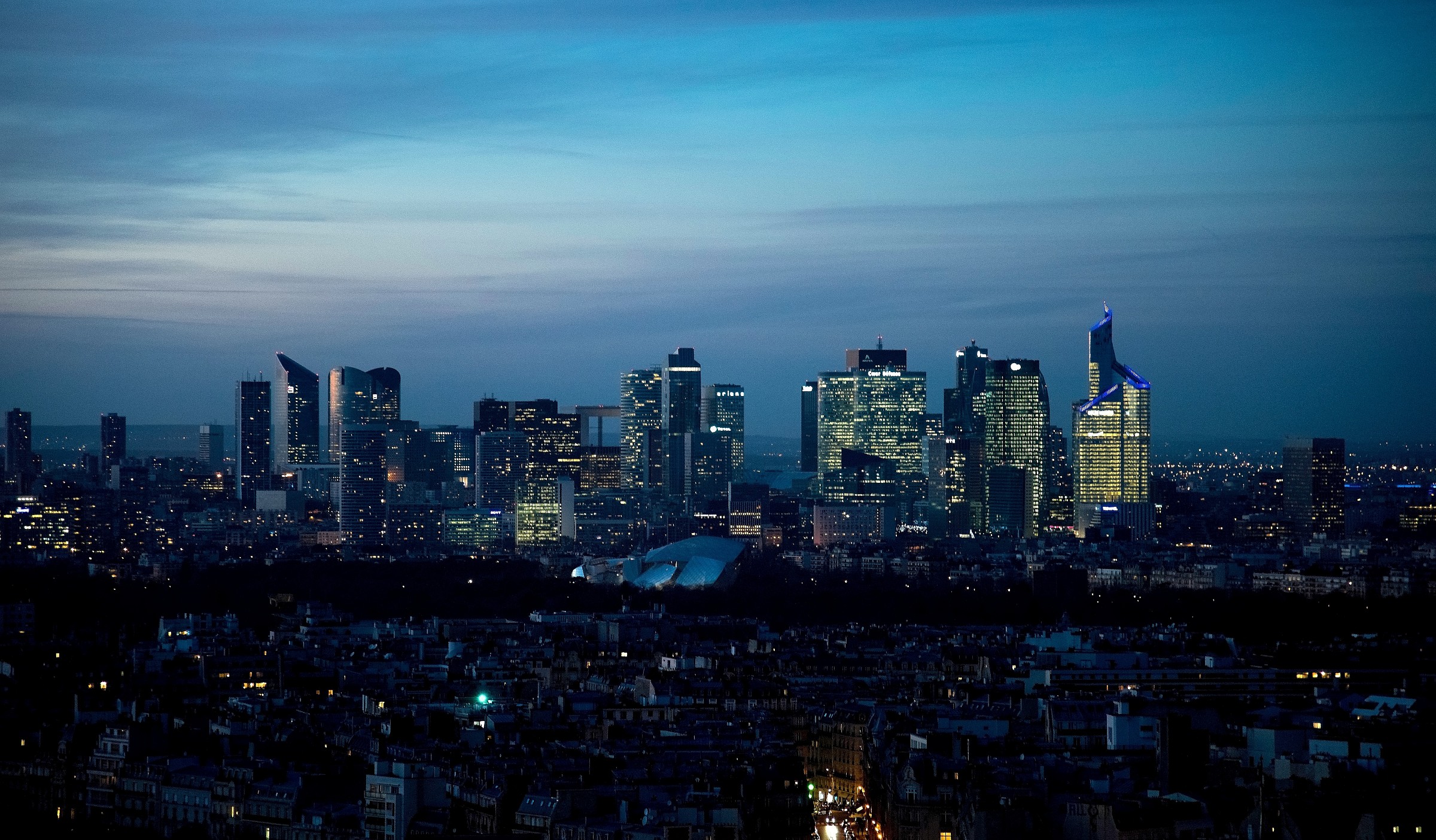 Parigi - La Defense  dalla Torre Eiffel...