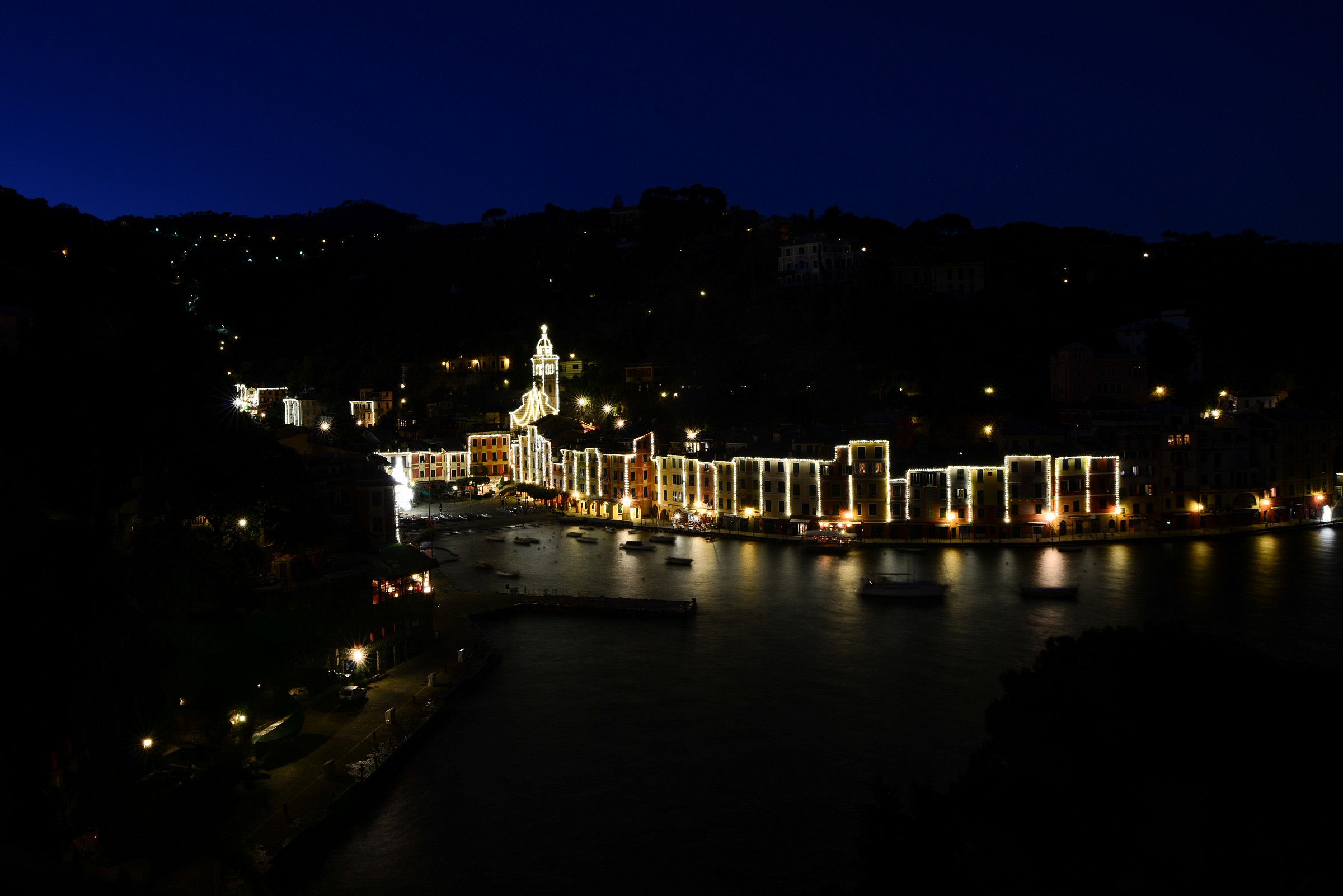 Portofino at night...