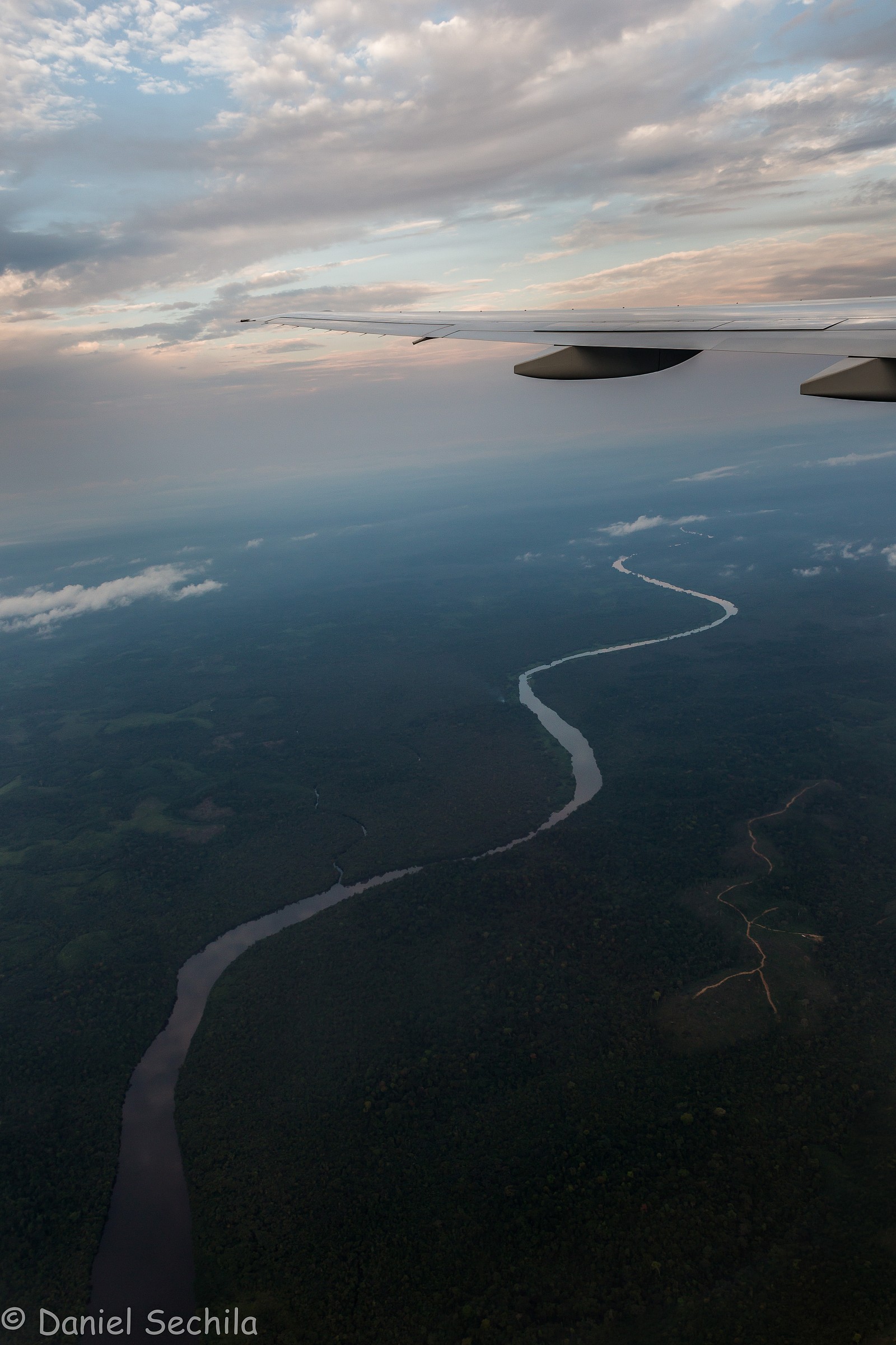 Landing in Cameroon  Wary River, Near Douala...