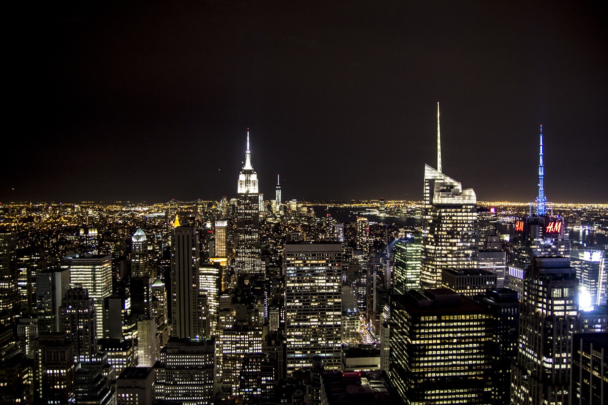 Manhattan by night...
