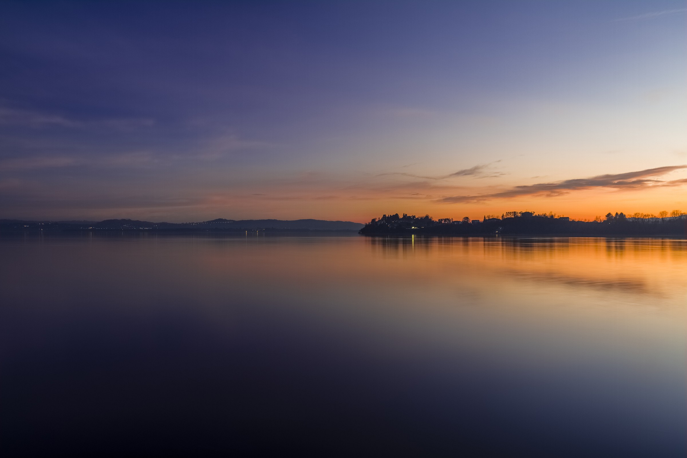 Sunset on Lake Varese III...