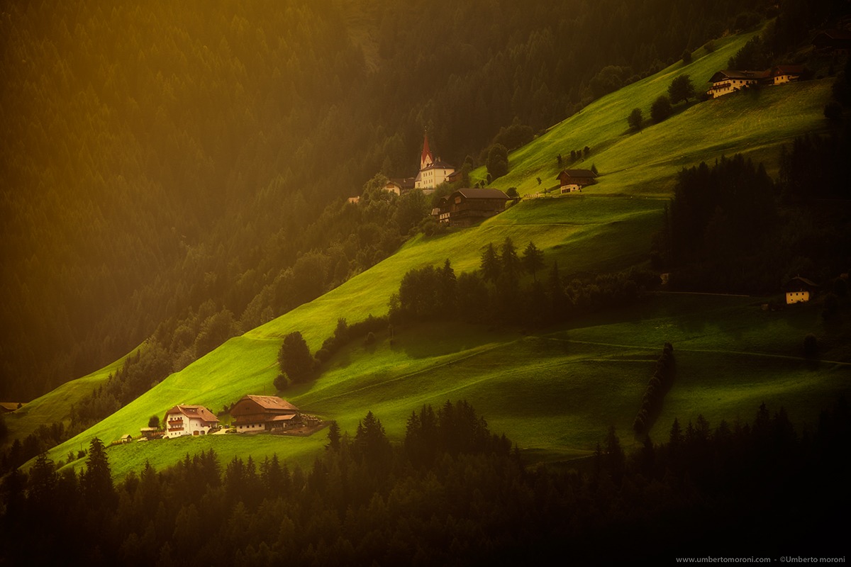 Village in the Dolomites...