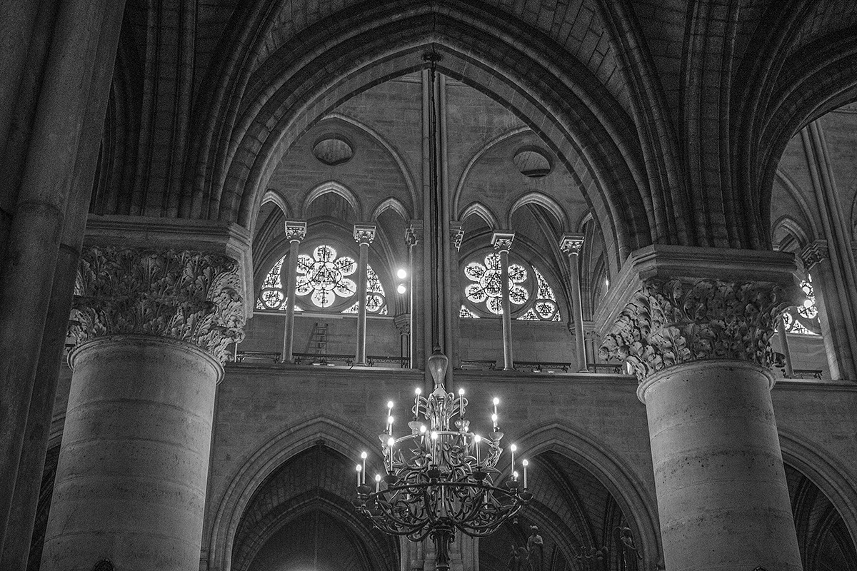 All'interno di Notre-Dame...