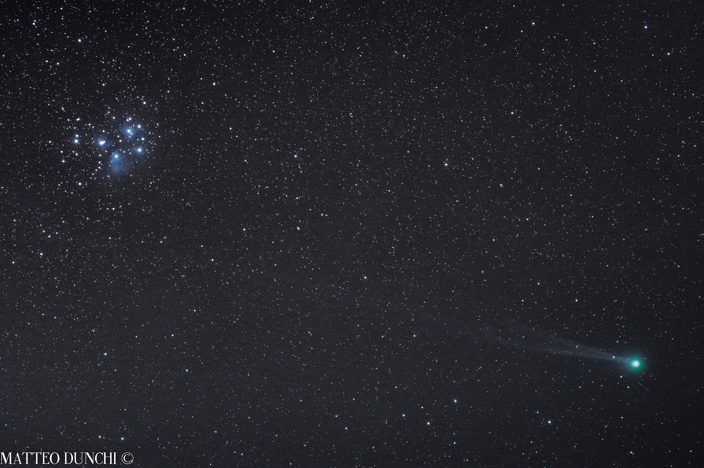 Running away from the Pleiades (Lovejoy...