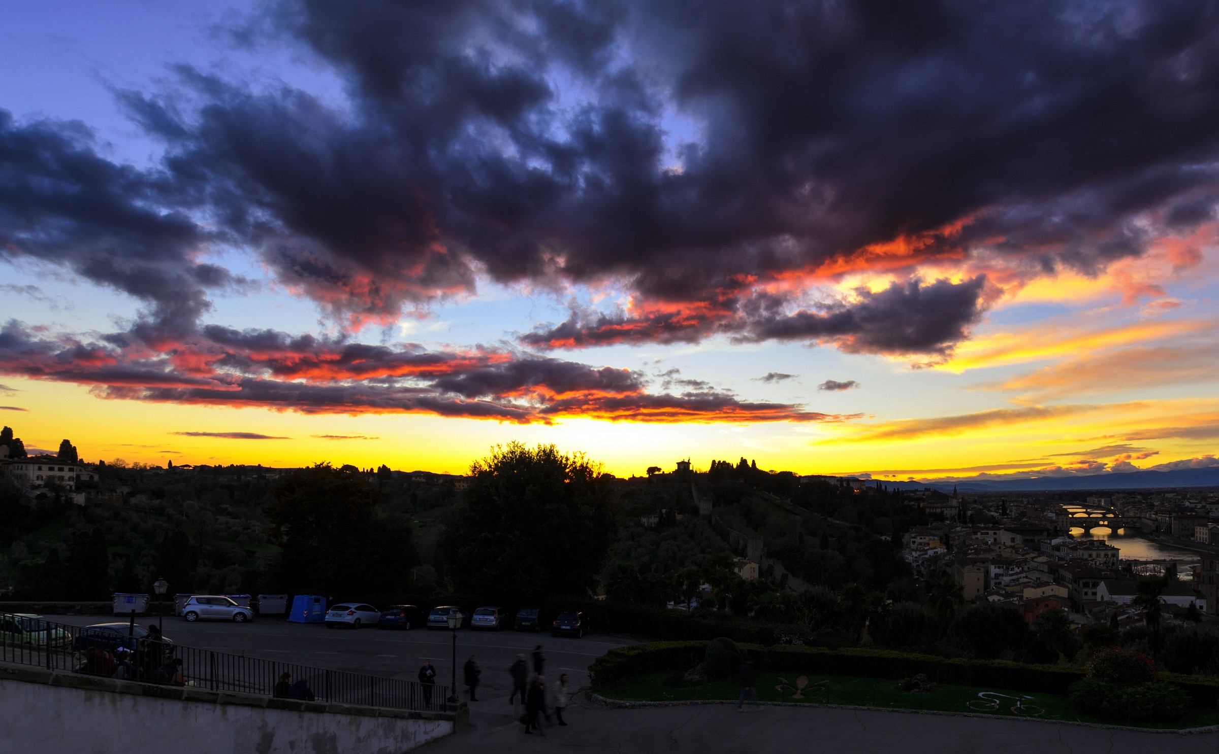 panorama da Piazzale Michelangelo...